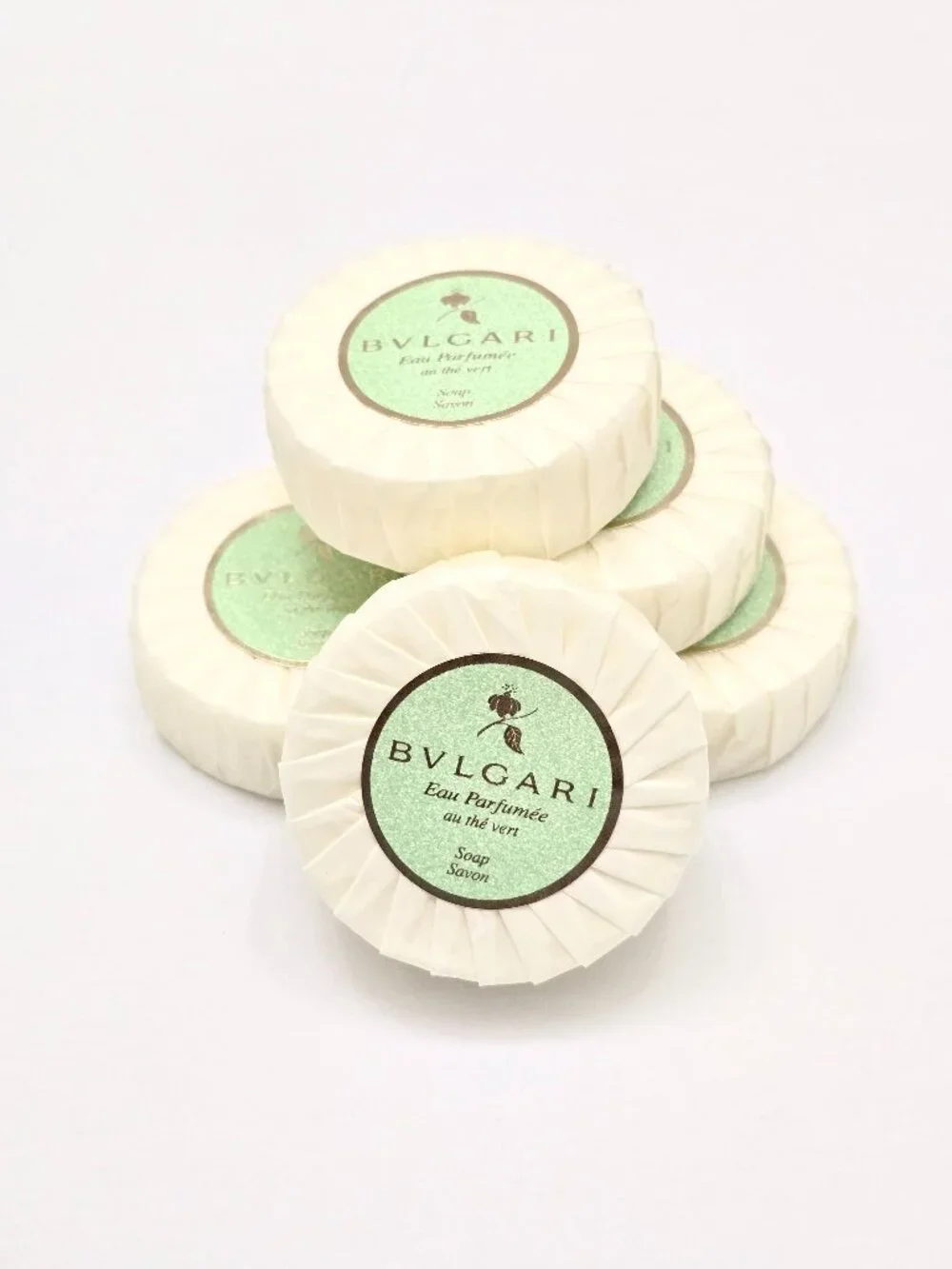 Bvlgari Eau Parfumee au the Vert Soap 75g/2.6oz - Pack of 5
